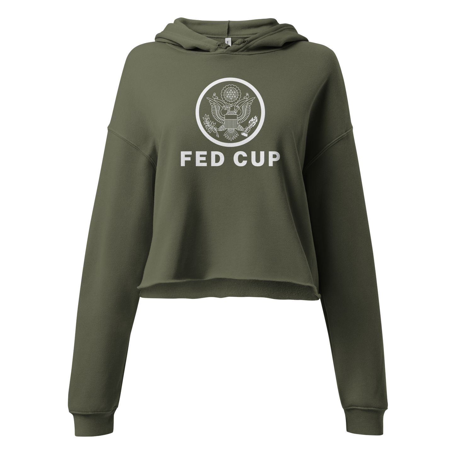 Fed cup cropped hoodie